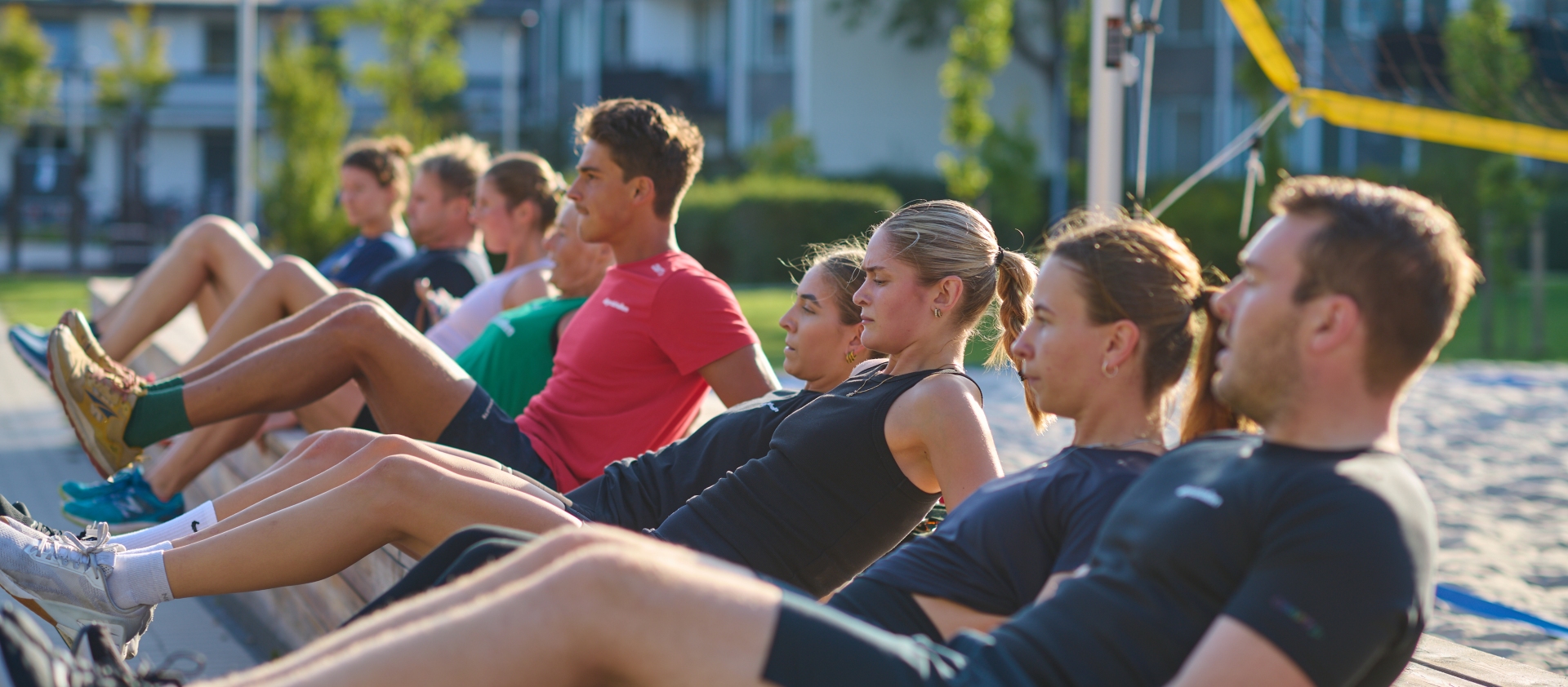 People working out